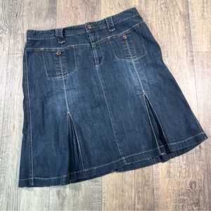 Bob Timberlake Knee Length Denim Skirt Size 16